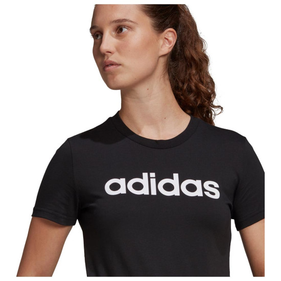 Adidas Γυναικεία κοντομάνικη μπλούζα Loungewear Essentials Slim Logo Tee